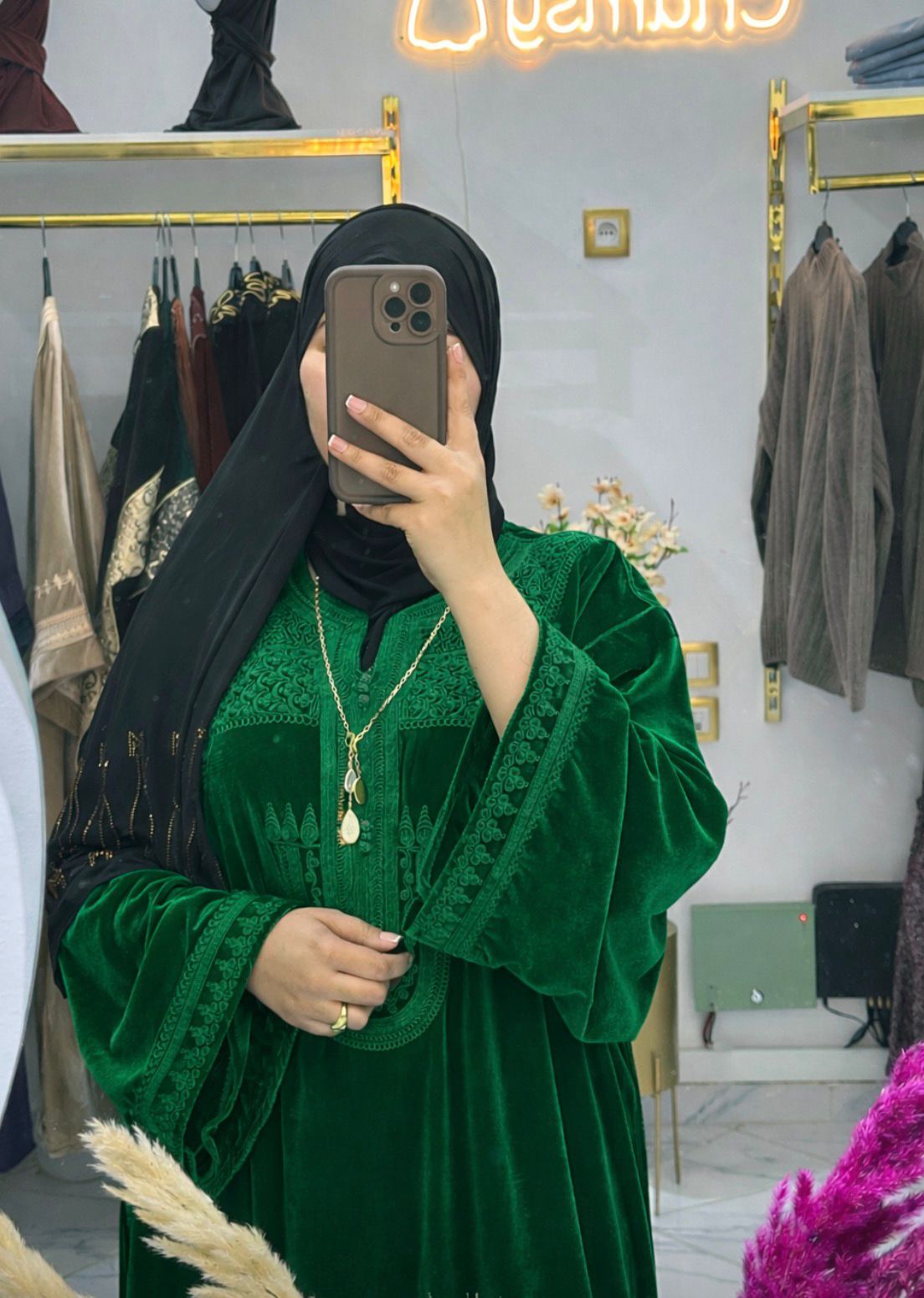 Gandoura en Velours Royale