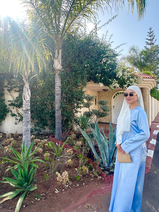 Robe satin première qualité