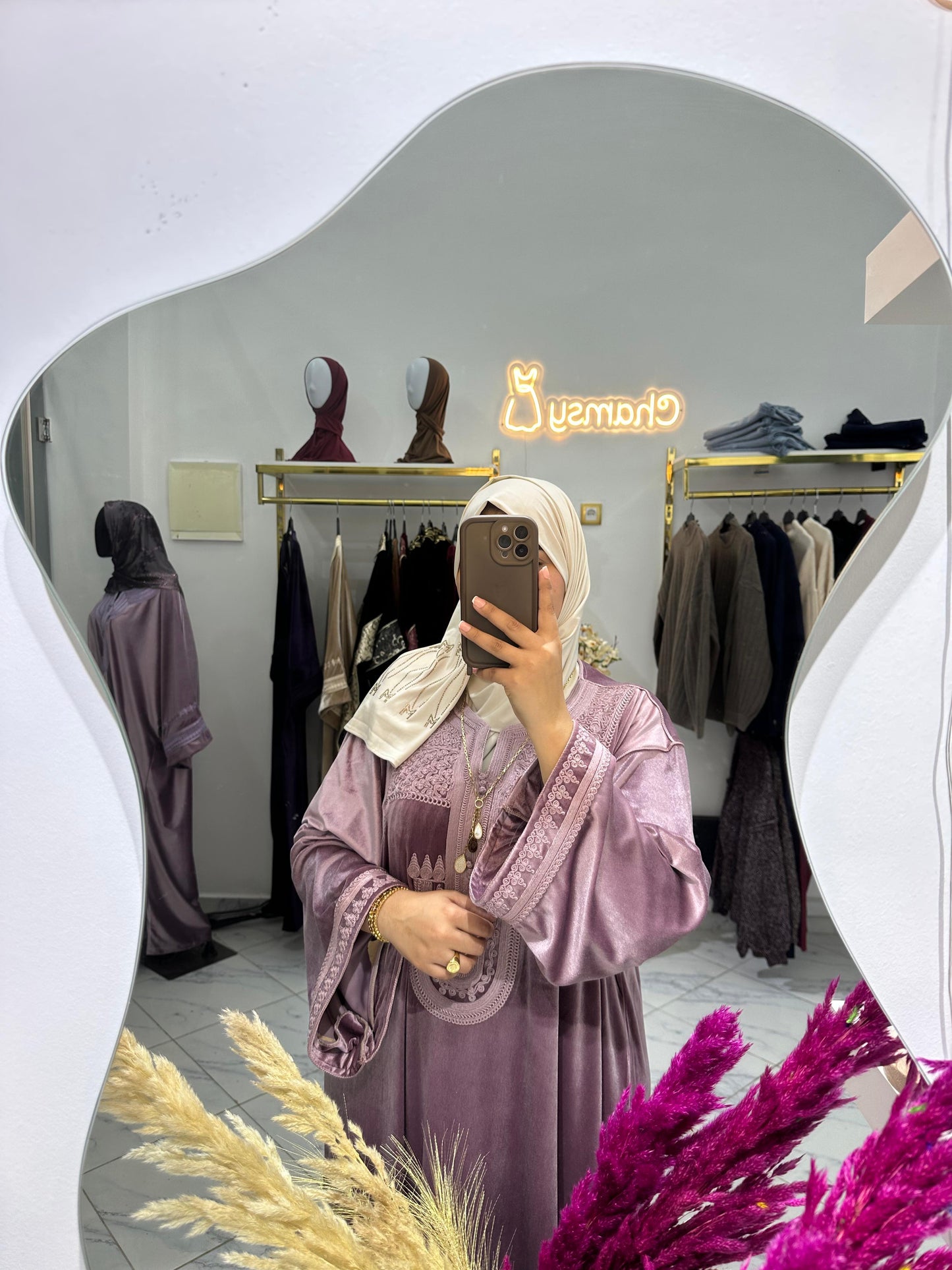 Gandoura en Velours Royale