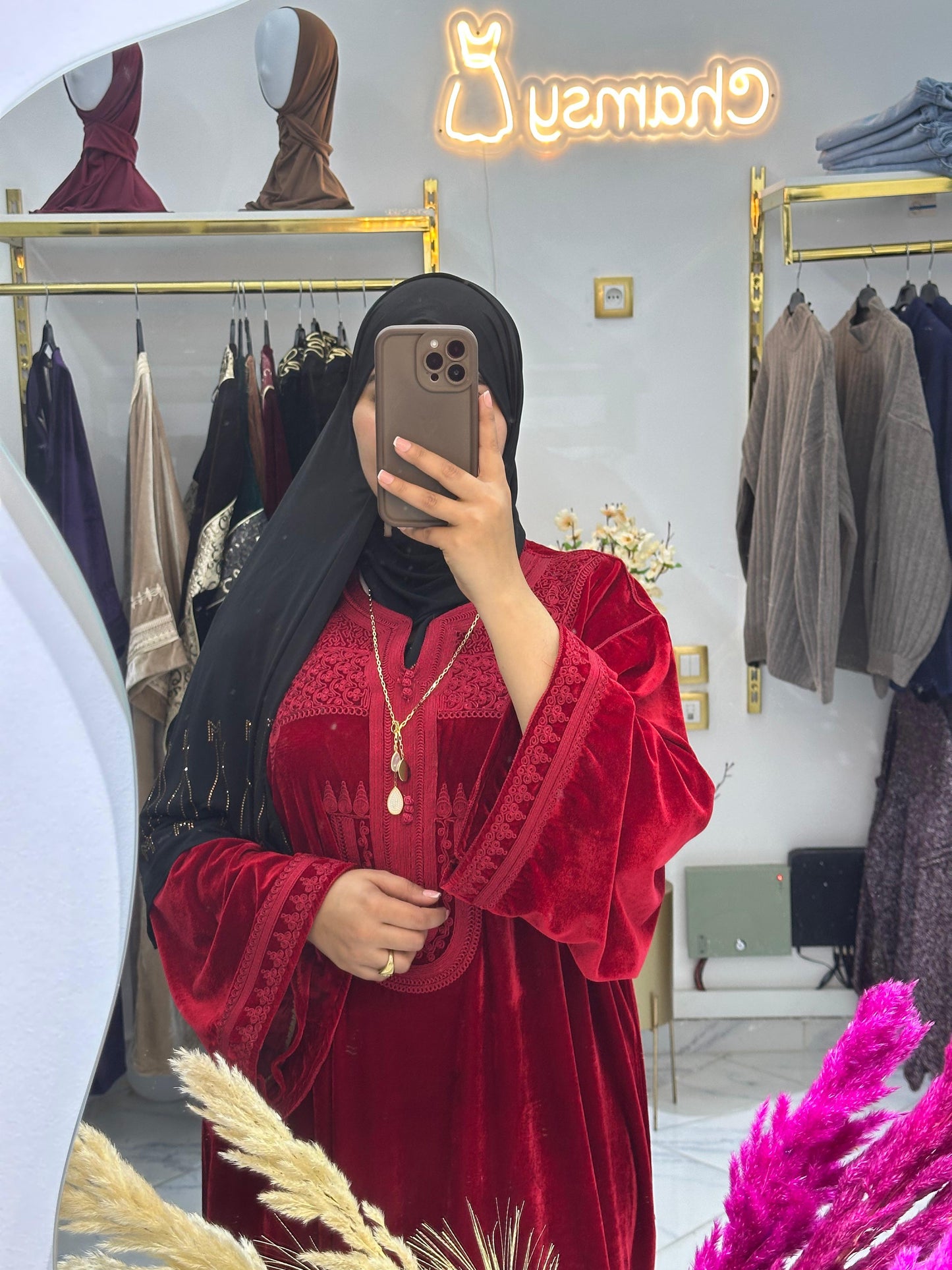 Gandoura en Velours Royale