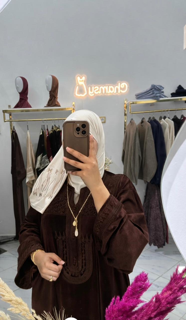 Gandoura en Velours Royale