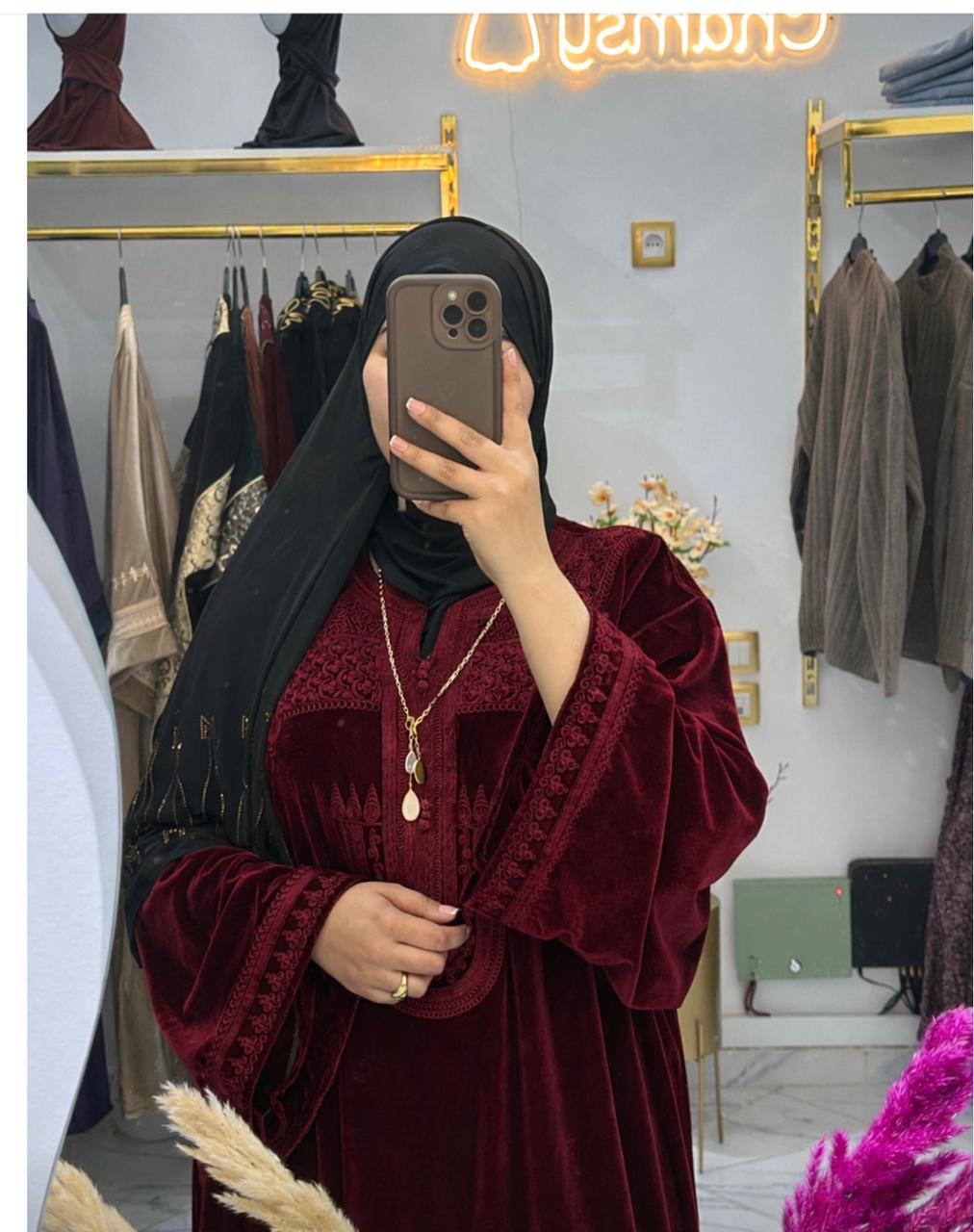 Gandoura en Velours Royale