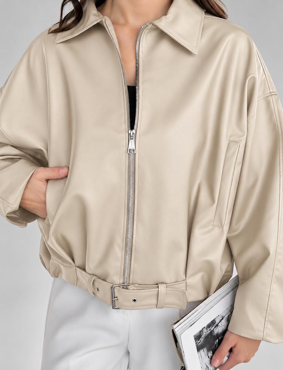 Oversize Leather Jacket