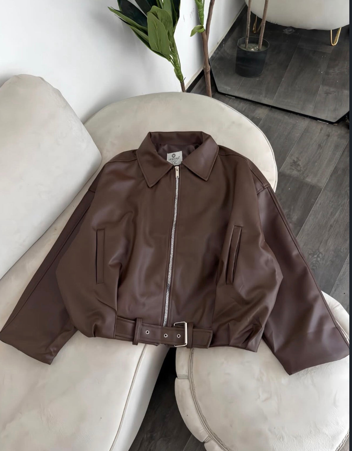 Oversize Leather Jacket